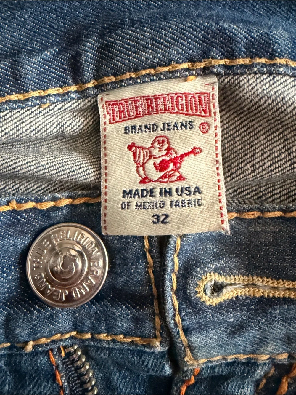 True Religion - Ricky Big Super T 32W Denim Jeans